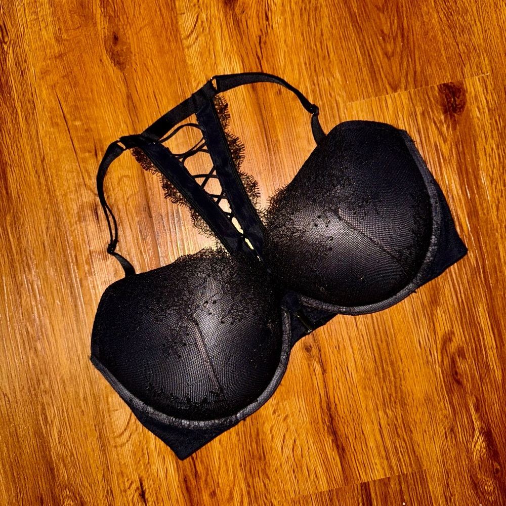 Elegant Black Lace Bra